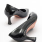 Pedra - Black Heeled Shoe (Women)
