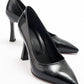Forest Black Patent Pointed Toe Pump (Women)