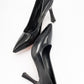 Forest Black Patent Pointed Toe Pump (Women)