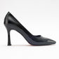 Forest Black Patent Pointed Toe Pump (Women)