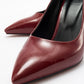 Forest Burgundy Patent Pointed Toe Pump (Women)