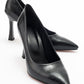 Forest Black Pointed Toe Pump (Women)