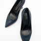 Forest Navy Cilt Pointed Toe Pump (Women)