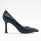 Forest Navy Cilt Pointed Toe Pump (Women)