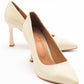 Forest Cream Beige Pointed Toe Pump (Women)