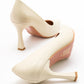 Forest Cream Beige Pointed Toe Pump (Women)