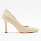 Forest Cream Beige Pointed Toe Pump (Women)