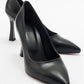 Forest Black Pointed-Toe Pump