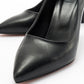 Forest Black Cilt Pointed Toe Pump (Women)