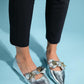 Helsi - Silver Ballet Flat (Women)