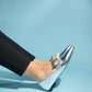 Helsi - Silver Ballet Flat (Women)