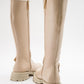 Covela - Beige Knee-High Boot (Women)