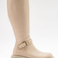 Covela - Beige Knee-High Boot (Women)