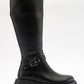 Covela - Black Knee-High Boot (Women)
