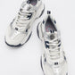 Lecce - White-Navy Sneaker (Women)