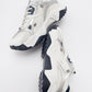 Lecce - White-Navy Sneaker (Women)