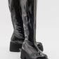 Amaronte - Black Patent Thick Sole Boot (Women)