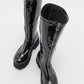 Amaronte - Black Patent Thick Sole Boot (Women)