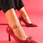 Livenza - Burgundy Patent Heeled Shoe (Women)