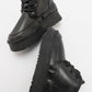 Ovela - Black Thick Sole Lace-Up Sport Boot (Women)