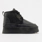 Ovela - Black Thick Sole Lace-Up Sport Boot (Women)
