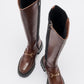 Chapel - Cognac Buckle Stretch Boot (Women)