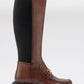 Chapel - Cognac Buckle Stretch Boot (Women)