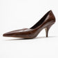 Marcus - Tan Printed Heeled Pump (Women)