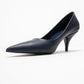 Marcus - Navy Heeled Pump (Women)
