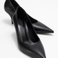 Marcus - Black Heeled Pump (Women)