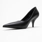 Marcus - Black Heeled Pump (Women)