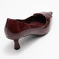 Marcia - Burgundy Printed Buckle Stiletto Heeled Shoe (Women)