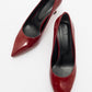 Pedra - Burgundy Patent Heeled Shoe (Women)