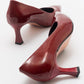 Pedra - Burgundy Patent Heeled Shoe (Women)