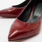 Pedra - Burgundy Patent Heeled Shoe (Women)