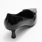 Marcia - Black Embossed Buckle Stiletto Heel Shoe (Women)