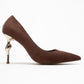 Hudson - Brown Heeled Shoe (Women)