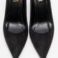 Hudson - Black Heeled Shoe (Women)