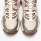Seraphine - Beige Green Zip Lace-Up Sport Boot (Women)