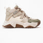 Seraphine - Beige Green Zip Lace-Up Sport Boot (Women)