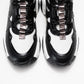 Seraphine - Black And White Zip And Lace-Up Sport Boot (Women)