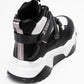 Seraphine - Black And White Zip And Lace-Up Sport Boot (Women)