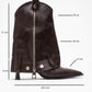 Lola - Brown Zip Pointed Toe Heeled Boot (Women)