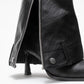 Lola - Black Zip Pointed Toe Heeled Boot (Women)