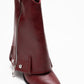 Lola - Burgundy Zip Pointed Toe Heeled Boot (Women)
