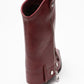 Lola - Burgundy Zip Pointed Toe Heeled Boot (Women)
