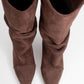 Stein - Brown Pointed Toe Gusseted Short Boot (Women)