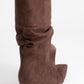 Stein - Brown Pointed Toe Gusseted Short Boot (Women)