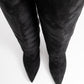 Zach - Black Slim Heel Over-The-Knee Boot (Women)