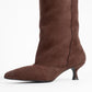 Zach - Brown Slim Heel Over-The-Knee Boot (Women)